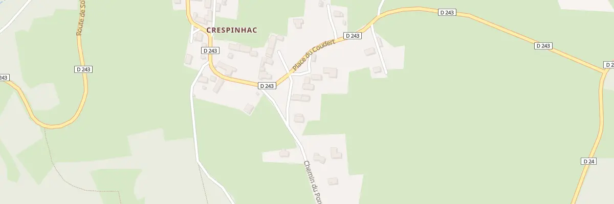 Plan du 6 Pl du Couderc à Solignac-sous-Roche
