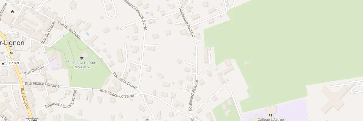 Plan du 10 Bd Pasteur à Boën-sur-Lignon