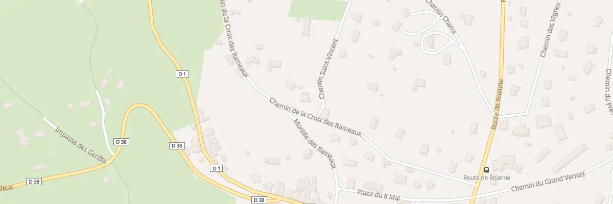 Plan du 11 Che Saint-vincent à Saint-Germain-Laval