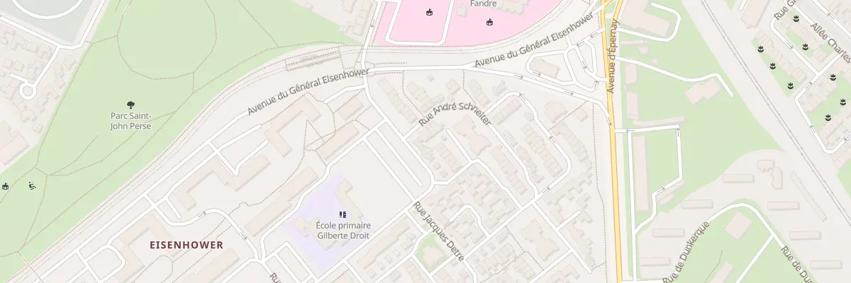 Plan du 2 Rue André Schneiter à Reims