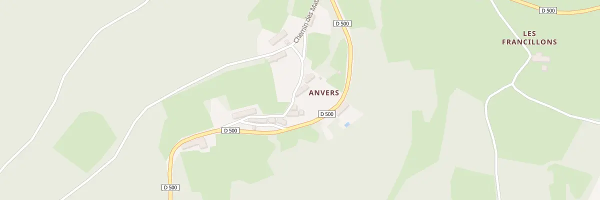 Plan du 56 Anvers à Glux-en-Glenne