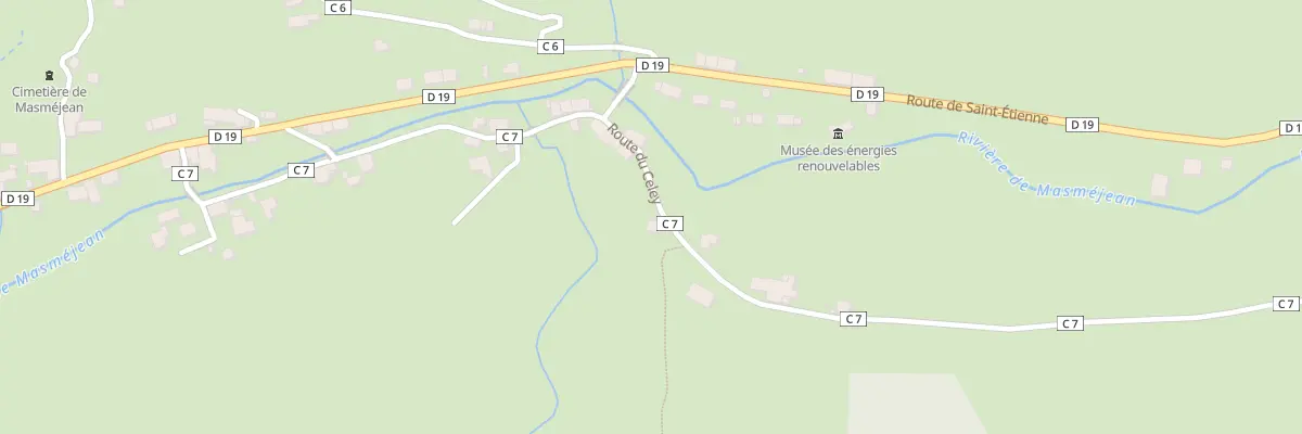 Plan du 5399 Masmejean à Saint-Étienne-de-Lugdarès