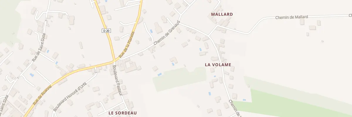 Plan du 19 Che de Grenaud à Boën-sur-Lignon