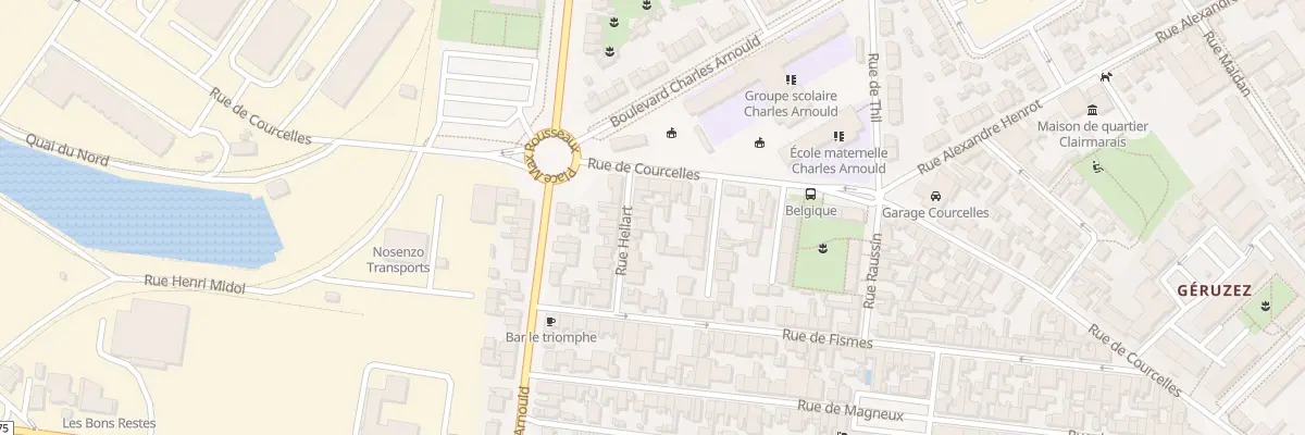Plan du 3 Rue Hellart à Reims
