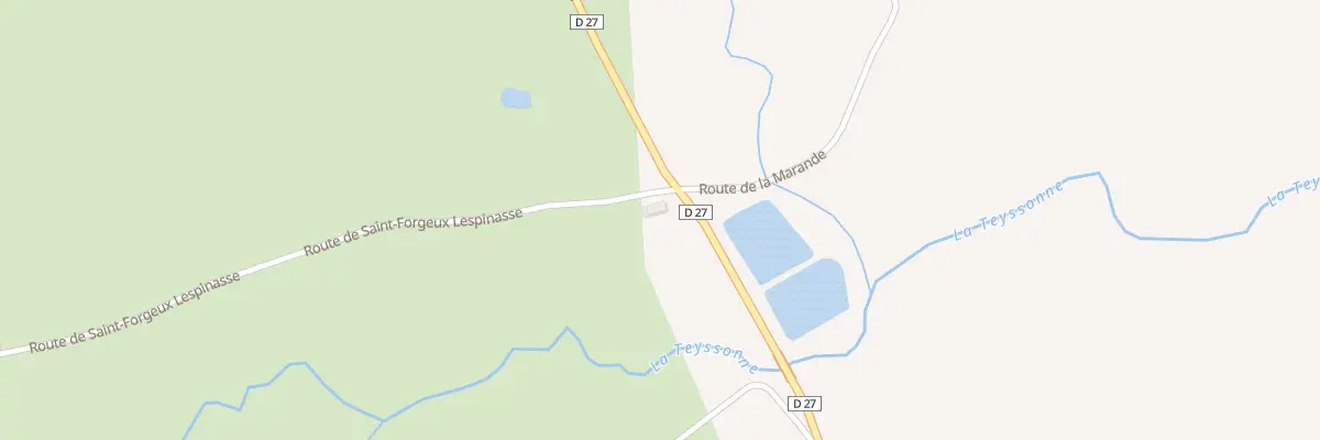 Plan du 375 Rte de Vivans à Noailly