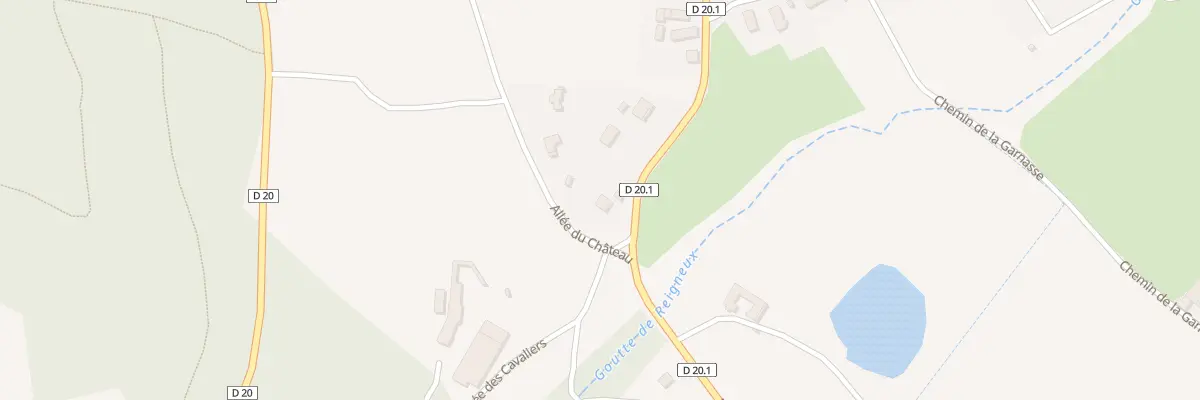 Plan du 845 Rte de l’Astrée à Marcoux