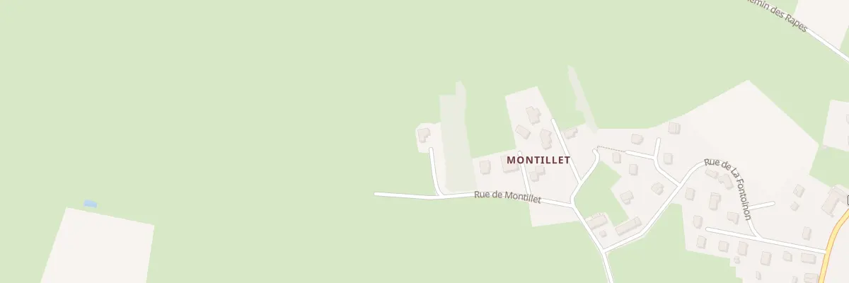 Plan du 22 Rue de Montillet à Melay