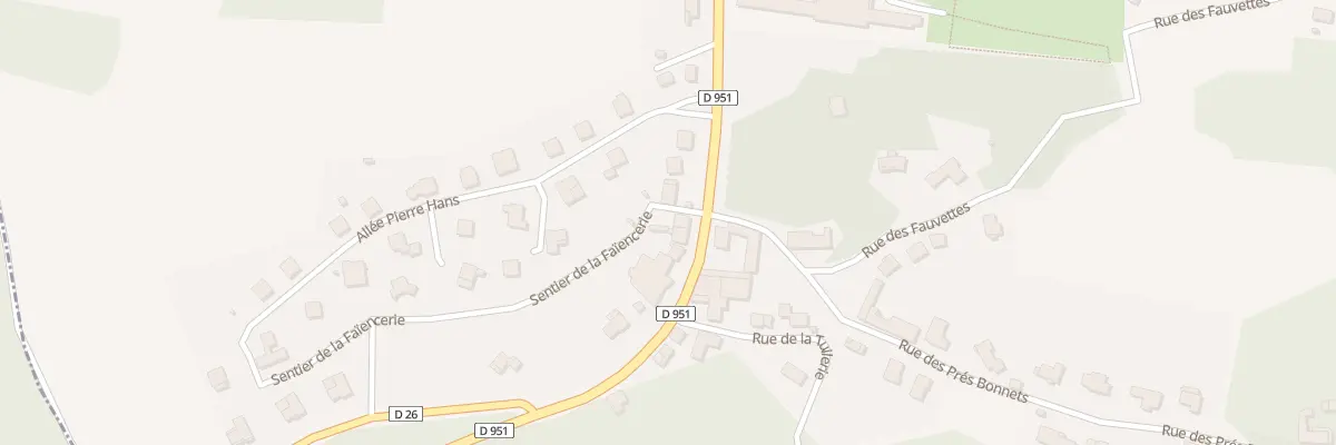 Plan du 44 Rte Nationale à Villers-Allerand