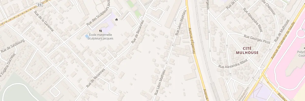Plan du 12 Rue Léon Mathieu à Reims