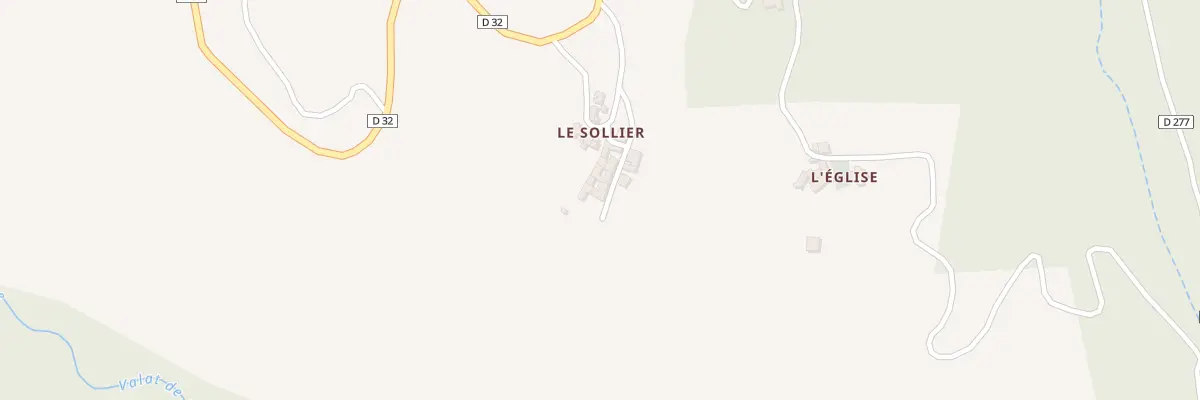 Plan du 5025 Sollier à Soustelle