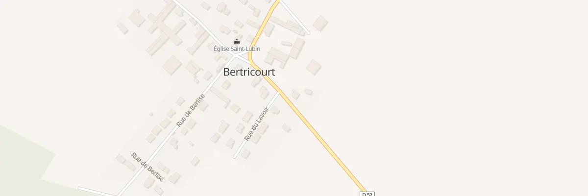 Plan du 3 Rue de la Croix Madame Berthe à Bertricourt