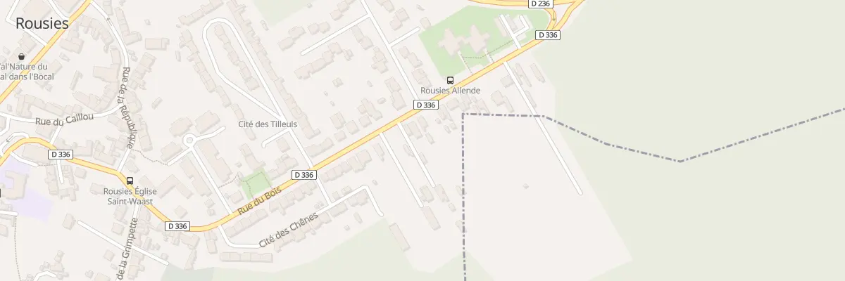 Plan du 62 Rue du Bois à Cerfontaine