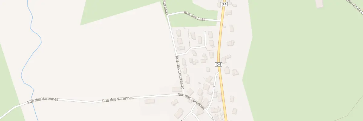 Plan du 10 Rue des Courreaux à Noailly