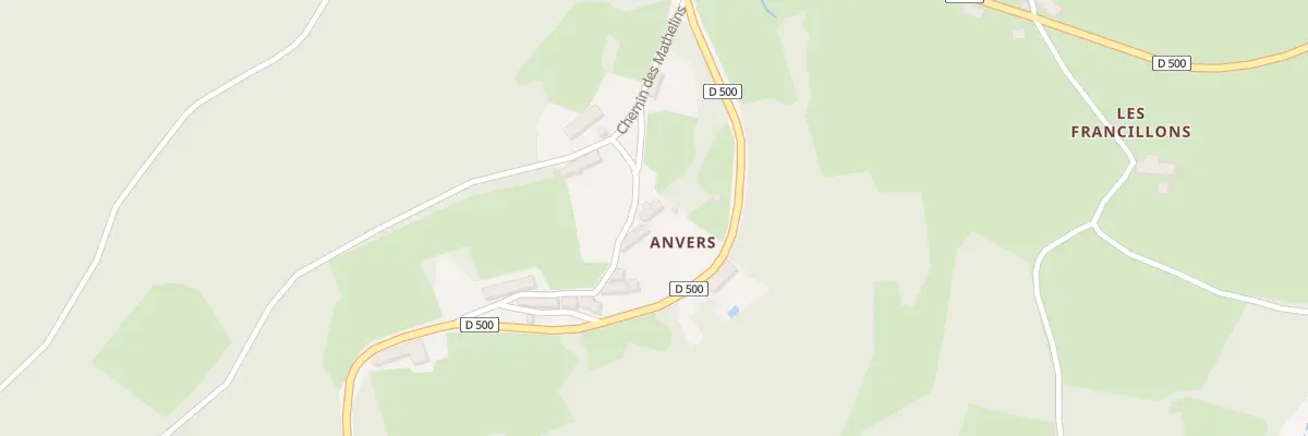 Plan du 54 Anvers à Glux-en-Glenne
