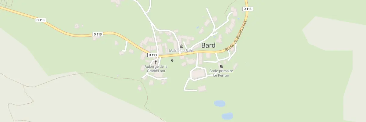 Plan du 5 Rte de Baracuchet à Bard