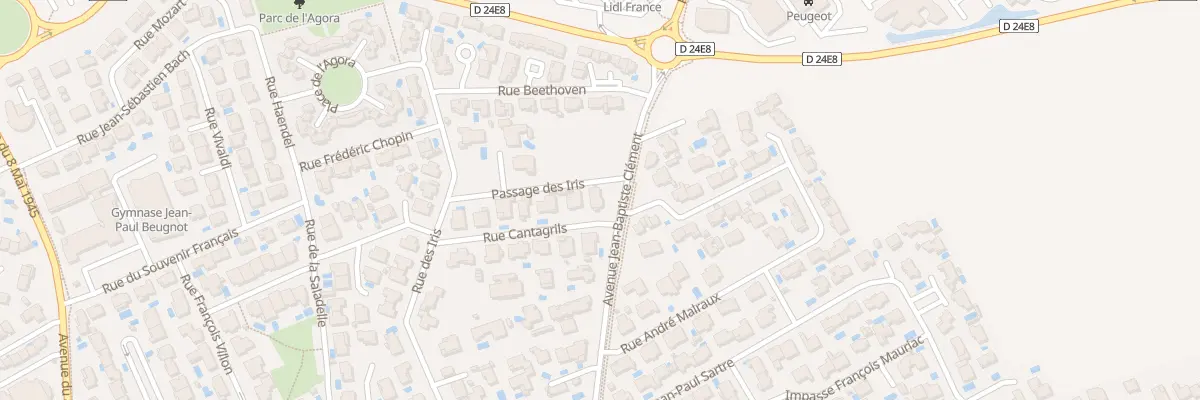 Plan du 8 Rue Cantagrils à Mauguio