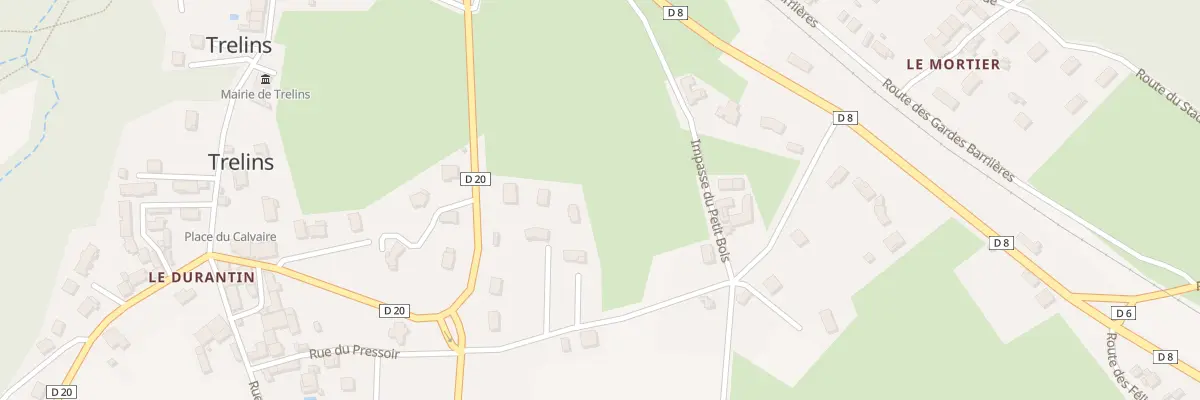 Plan du 7B Rte des Pèges à Trelins