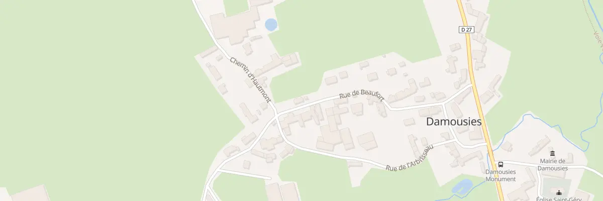 Plan du 10 Rue de Beaufort à Damousies