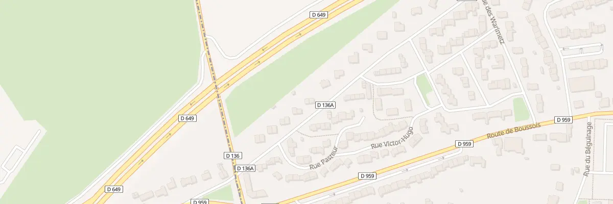 Plan du 89 Rue du Maréchal Delattre à Assevent