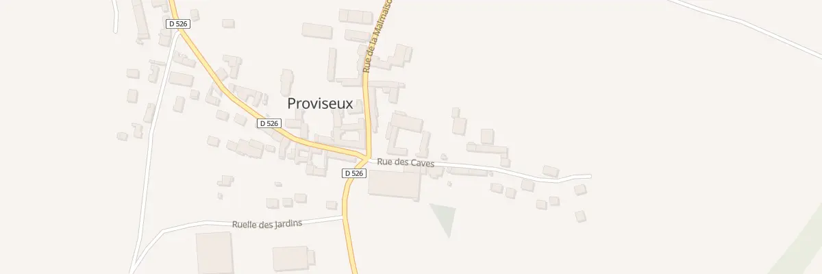 Plan du 1 Rue des Caves à Proviseux-et-Plesnoy