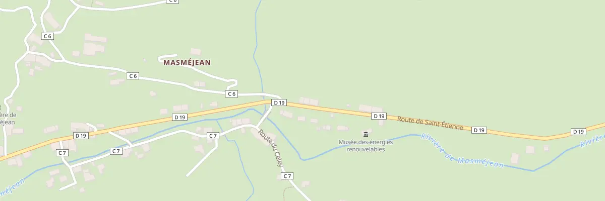 Plan du 5241 Masmejean à Saint-Étienne-de-Lugdarès
