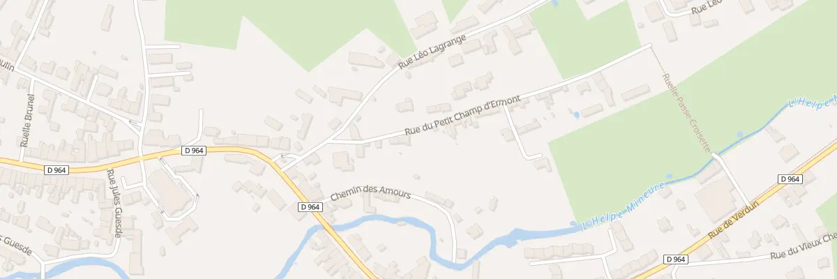Plan du 5 Rue du Petit Champ d’Ermont à Wignehies