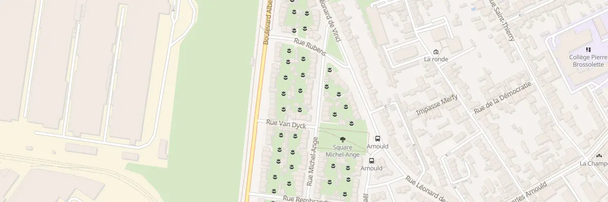 Plan du 59 Rue Michel-Ange à Reims