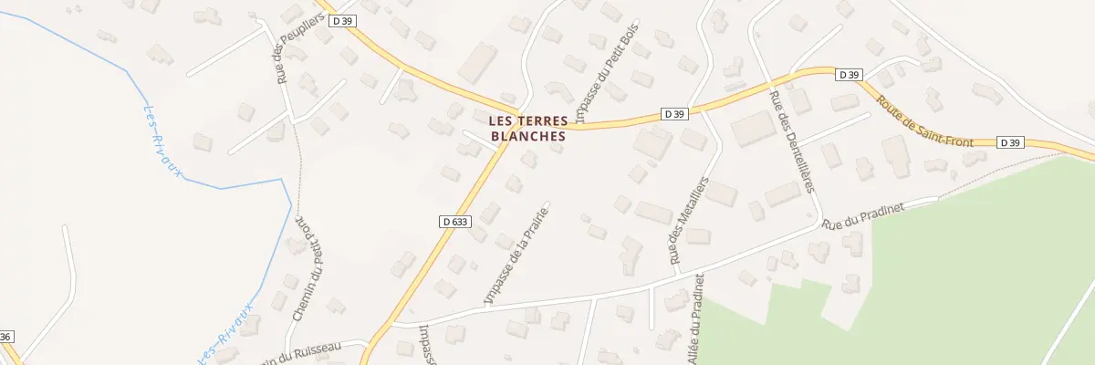 Plan du 2 Imp de la Prairie à Lantriac