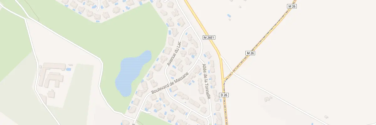 Plan du 50 Bd de Massane à Baillargues