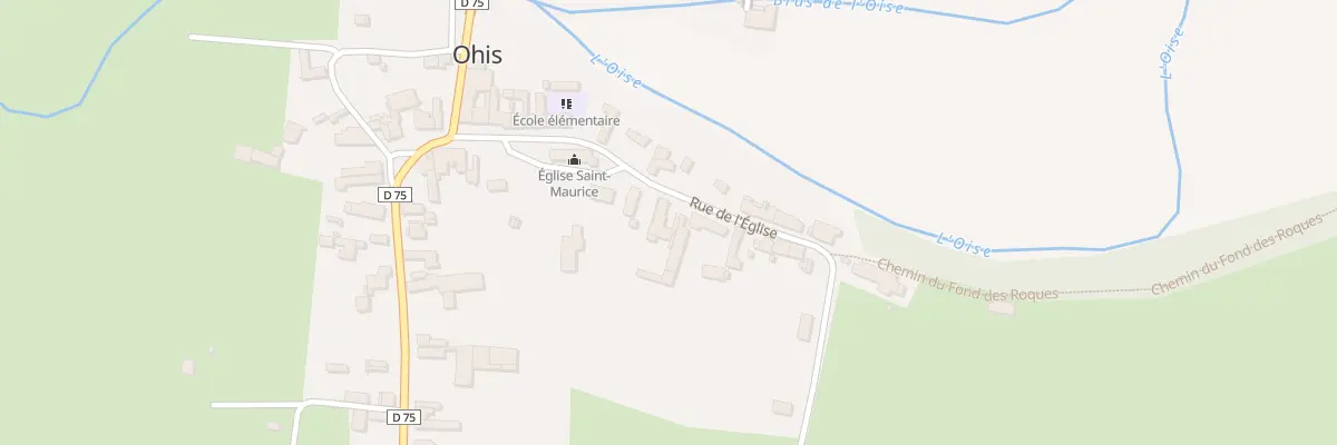 Plan du 10 Rue de l’Eglise à Ohis