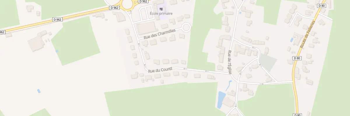 Plan du 10 Rue du Courtil à Beugnies