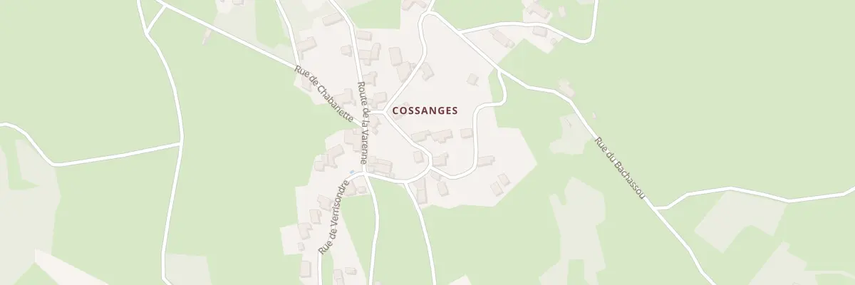 Plan du 5181 Cossanges à Salettes
