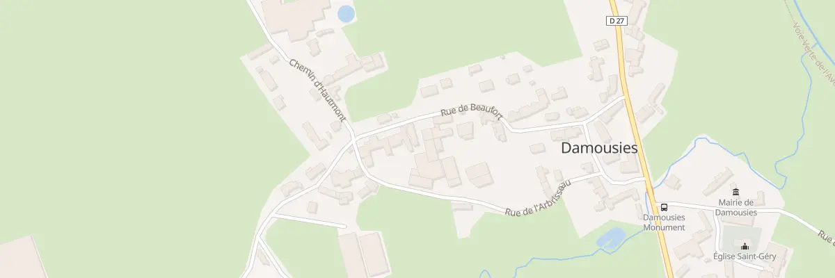 Plan du 13 Rue de Beaufort à Damousies