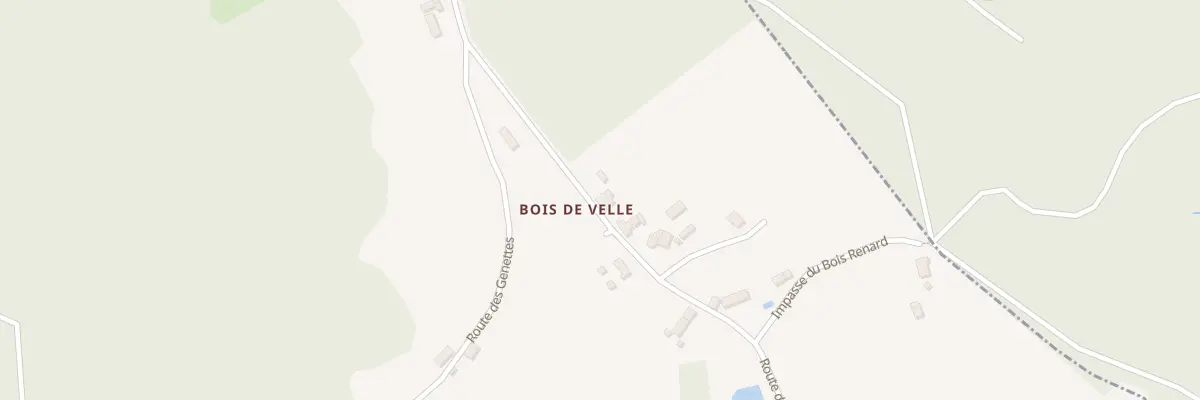 Plan du 74 Bois de Velle à Millay