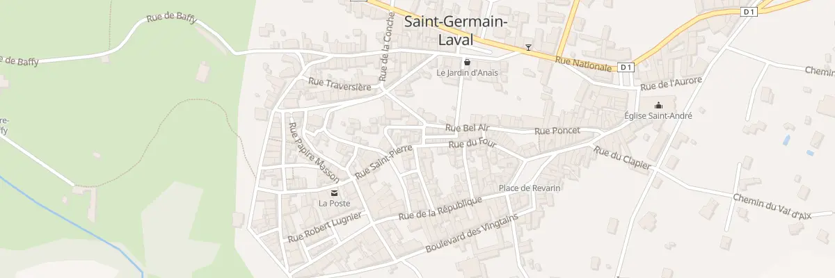 Plan du 11 Rue du Four à Saint-Germain-Laval