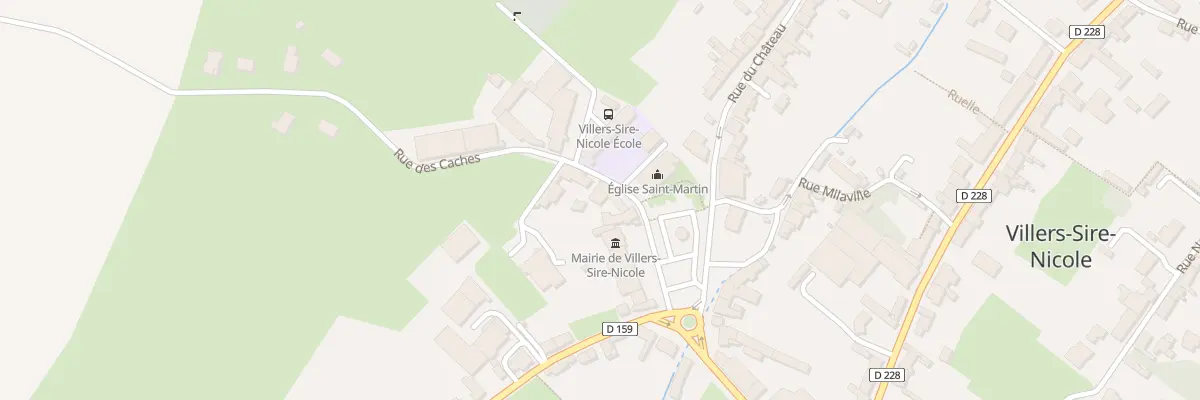 Plan du 1 Rue des Caches à Villers-Sire-Nicole