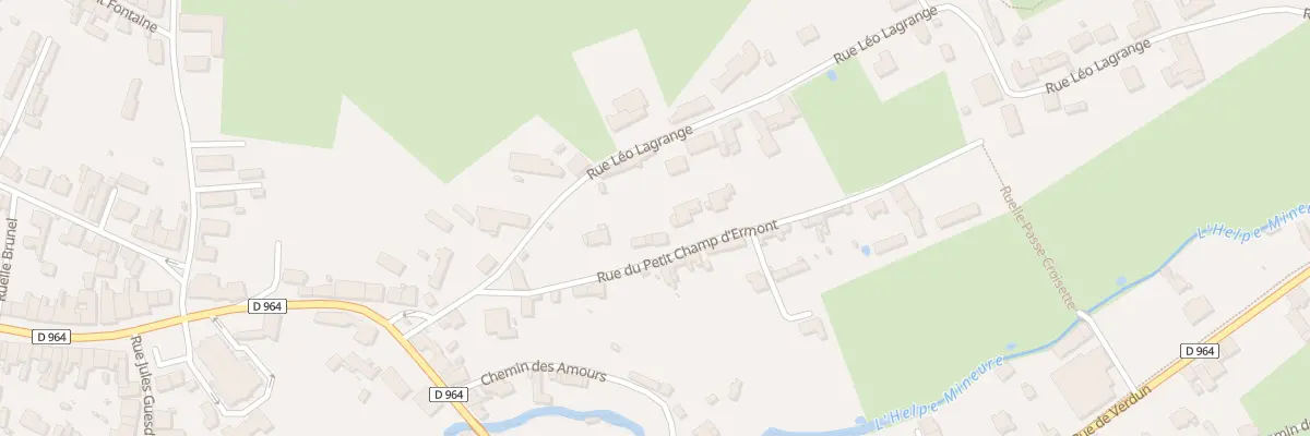 Plan du 8 Rue du Petit Champ d’Ermont à Wignehies