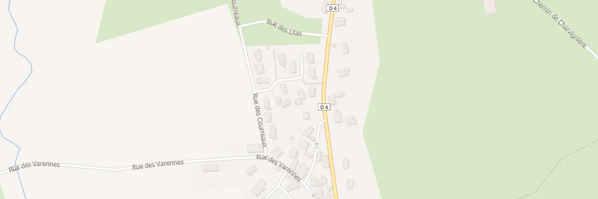 Plan du 90 Rue des Courreaux à Noailly