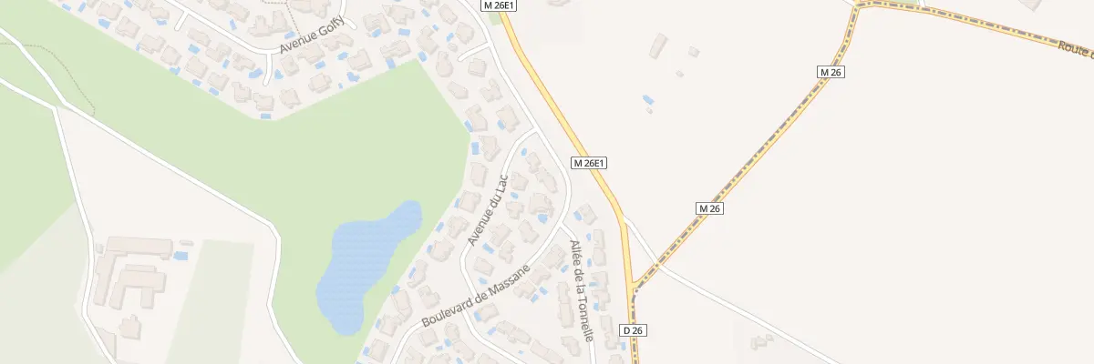 Plan du 46 Bd de Massane à Baillargues