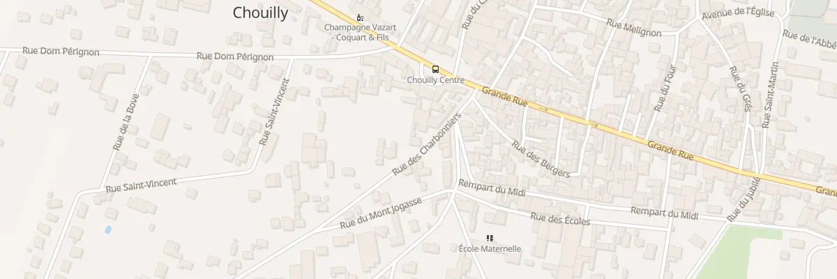 Plan du 5 Rue des Charbonniers à Chouilly