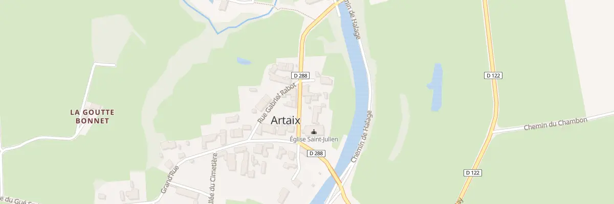 Plan du 5148 Le Bourg à Artaix