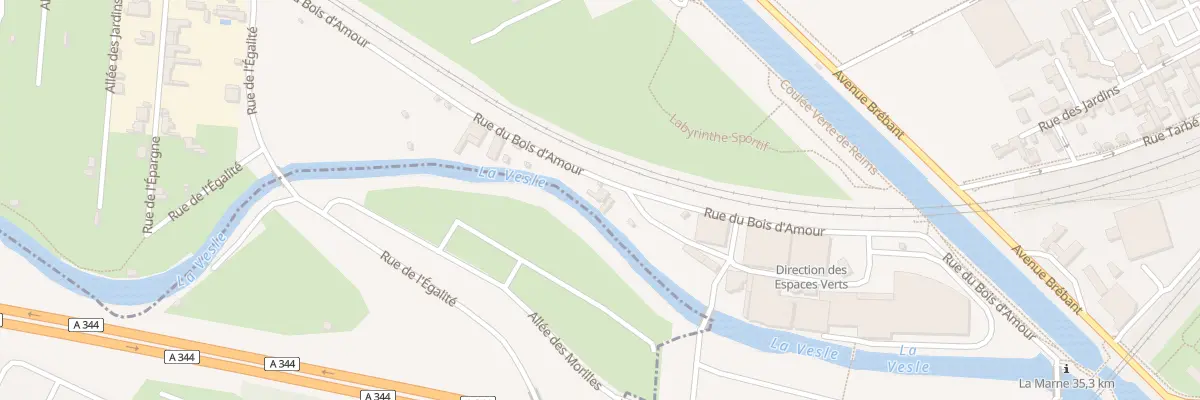 Plan du 11 Rue du Bois d’Amour à Reims