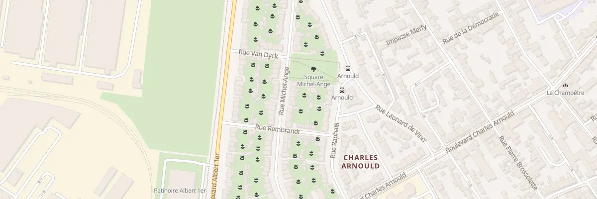 Plan du 38 Rue Michel-Ange à Reims