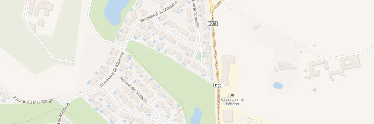 Plan du 25 All de la Tonnelle à Baillargues