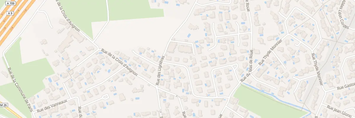 Plan du 16 Rue Jeanne Galzy à Baillargues