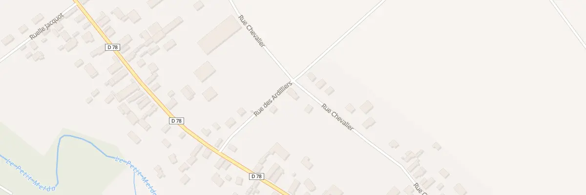 Plan du 49 Rue Chevalier à Mergey