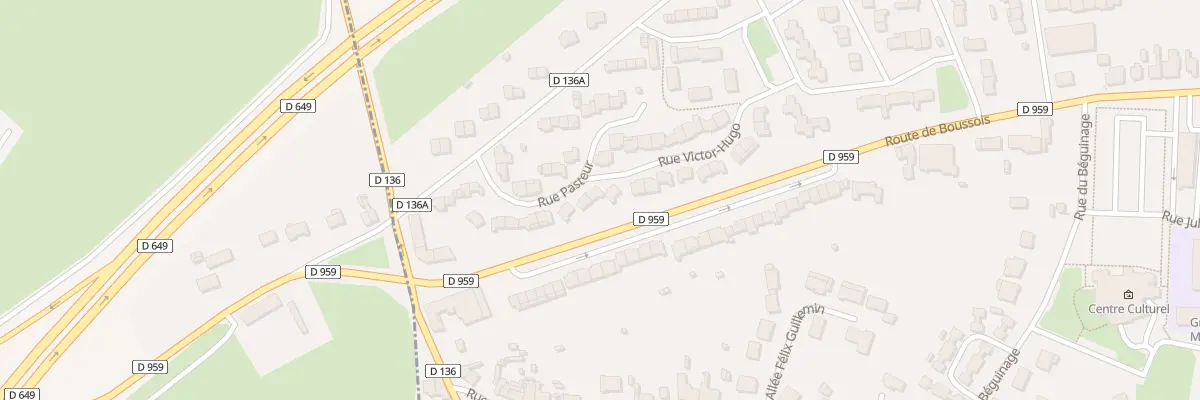Plan du 16 Rue Victor Hugo à Assevent