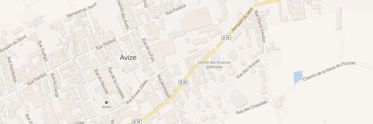 Plan du 13 Rue Ernest Vallée à Avize