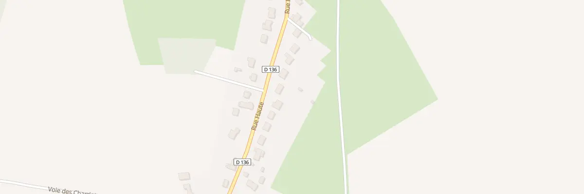 Plan du 89 Rue Haute à Élesmes