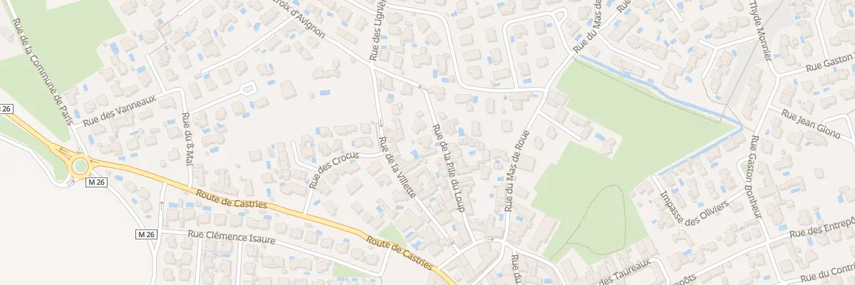 Plan du 5 Rue de la Pile du Loup à Baillargues